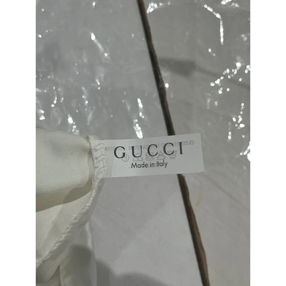 Gucci White Drawstring Dust Bag